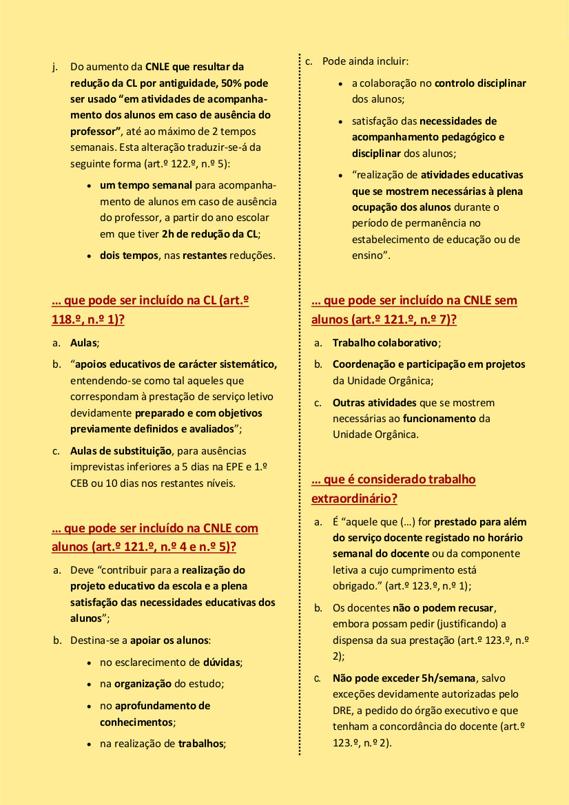 ECDRAA sobre horarios 2