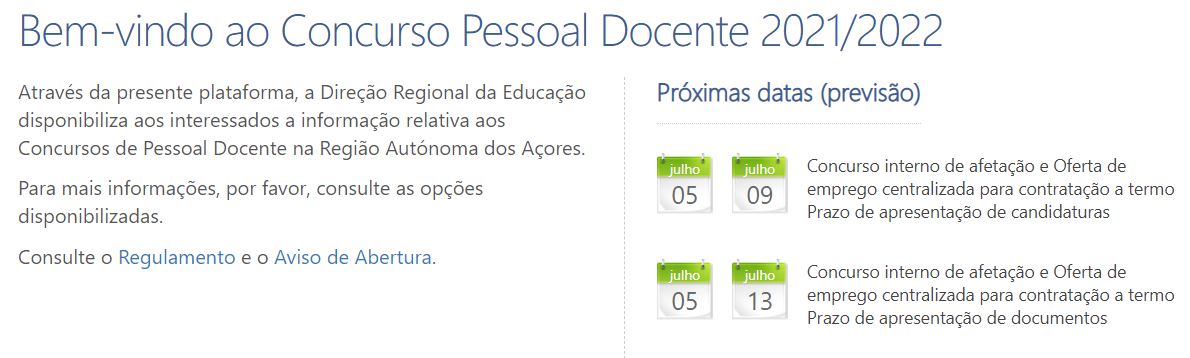 Datas CIA e Contratação